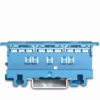 Holder til samlemuffe serie 221, 0,2-4 mm², blå