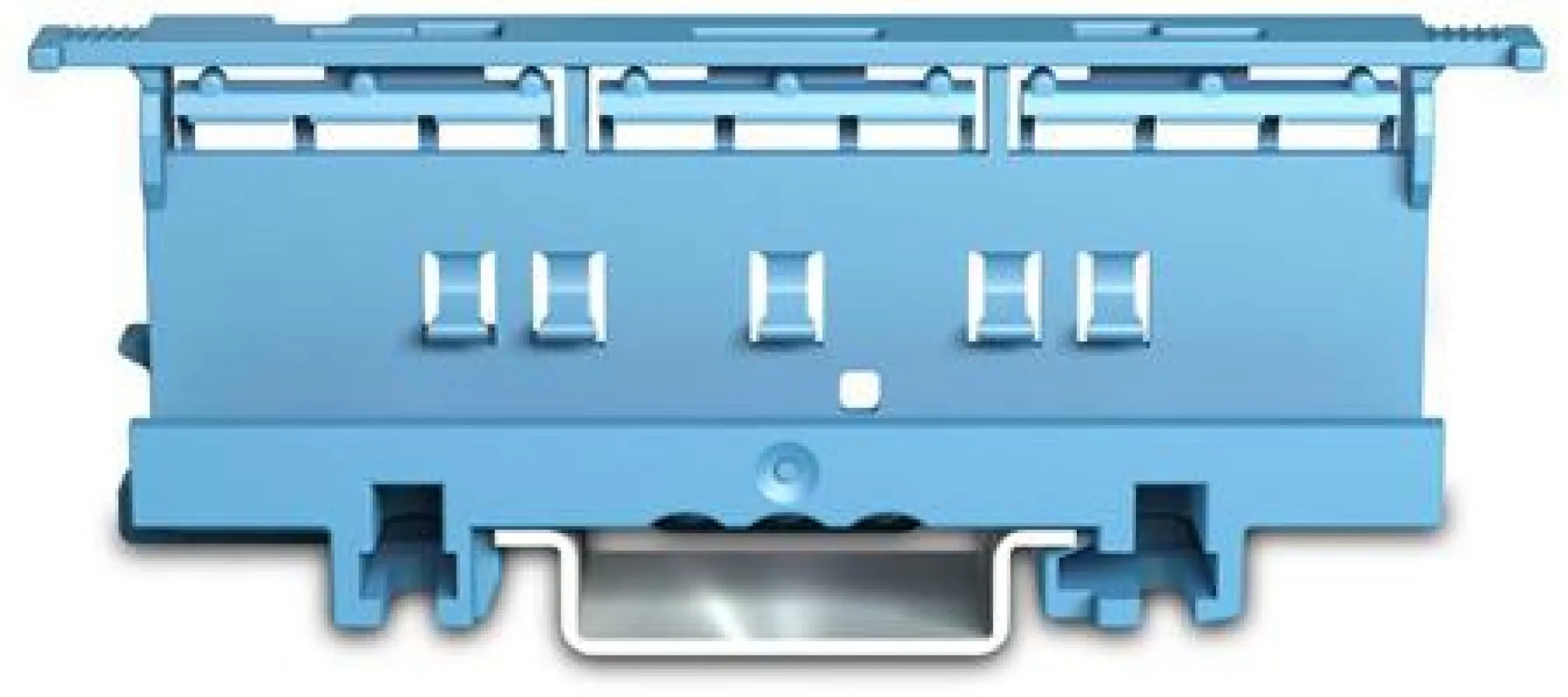 Holder til samlemuffe serie 221, 0,2-4 mm², blå