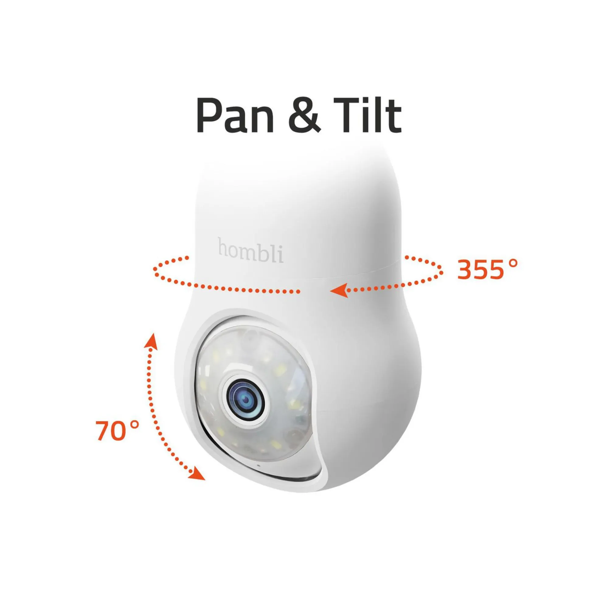 Hombli Bulb Cam, 2K/4K overvågningskamera