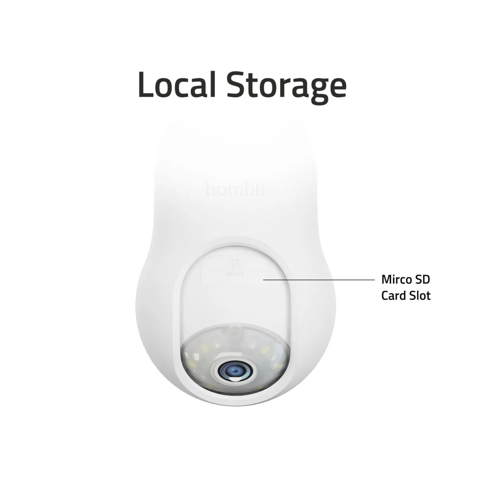 Hombli Bulb Cam, 2K/4K overvågningskamera