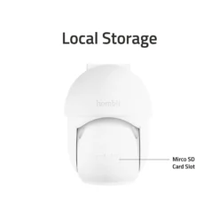 Hombli Pan & Tilt Cam, 2K/4K overvågningskamera