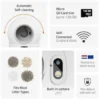 Hombli Smart Cat Litter Box, selvrensende kattebakke med kamera