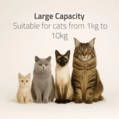 Hombli Smart Cat Litter Box, selvrensende kattebakke med kamera