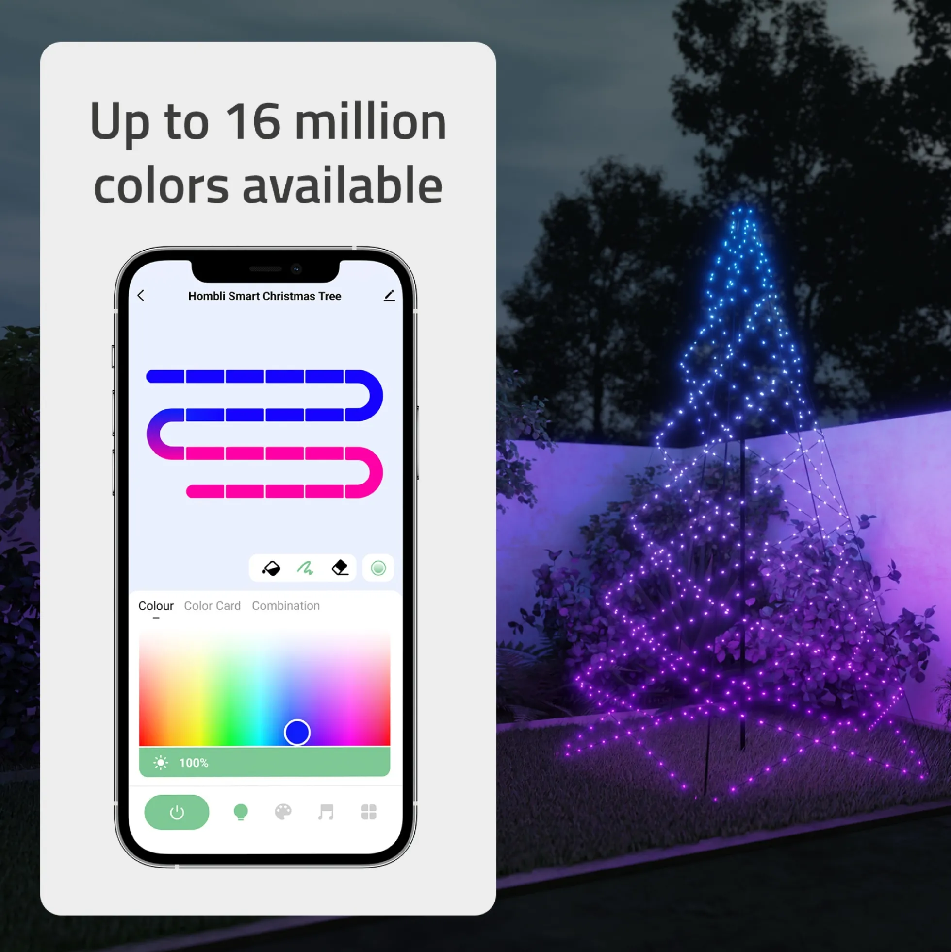 Hombli Smart Christmas Tree, 3 meter