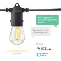 Hombli Smart Outdoor String Light, udendørs lyskæde, 5 meter