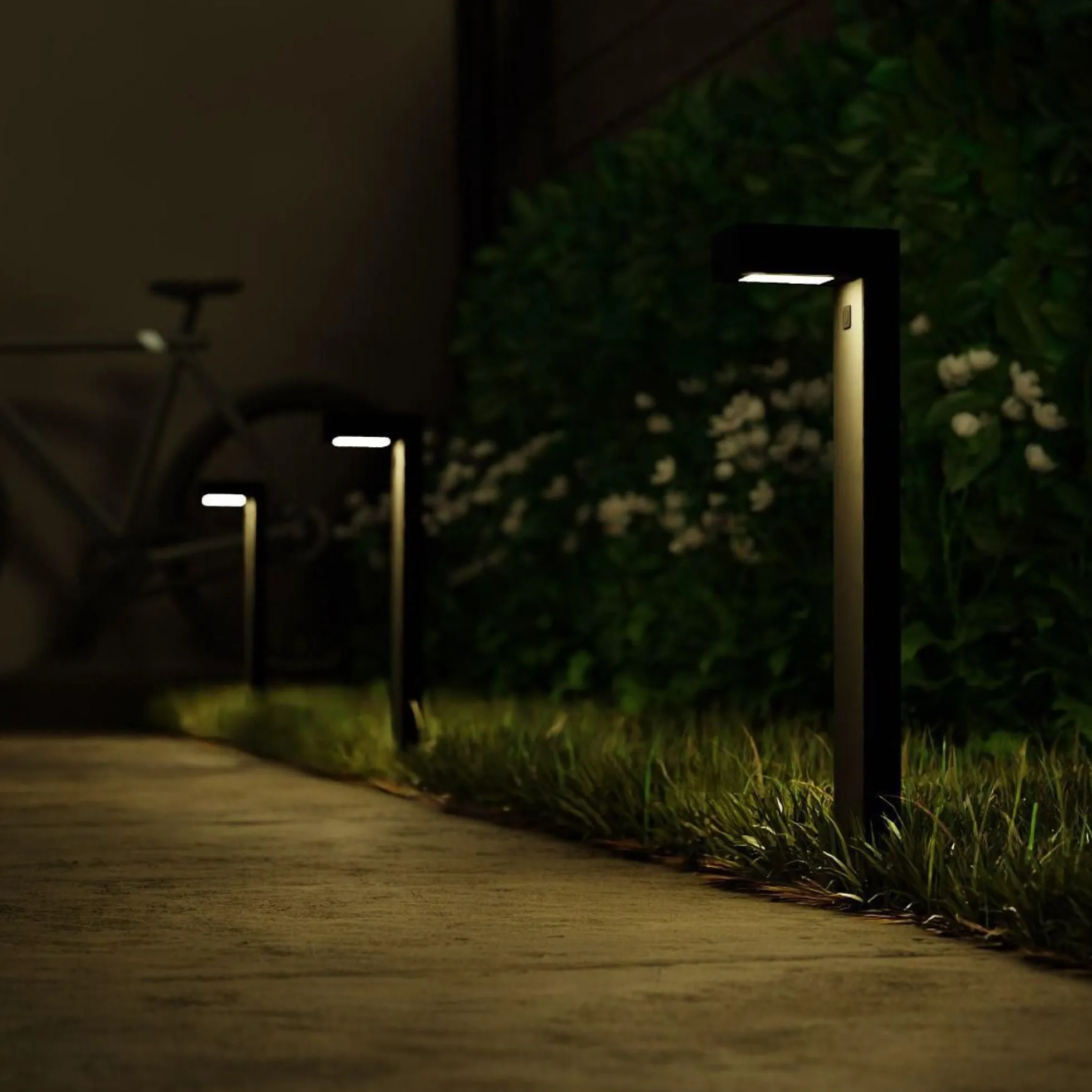 Hombli Smart Pathway Light Starter Kit, havelampe start kit, 3 stk