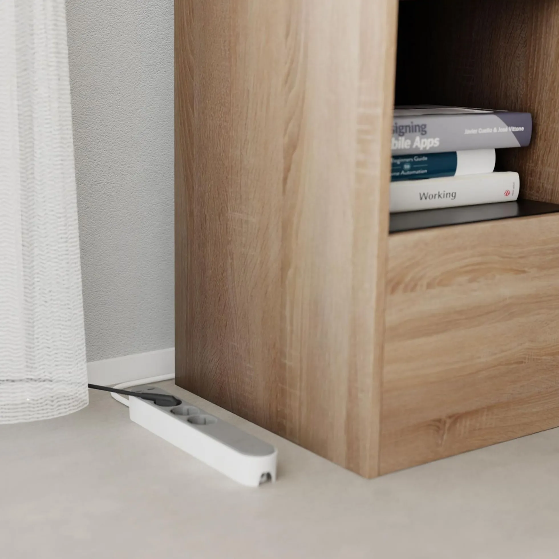 Hombli Smart Power Strip, stikdåse, 3x230V, USB-A, USB-C