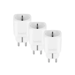 Hombli Smart Socket, smart plug, WiFi, hvid - 3 pak