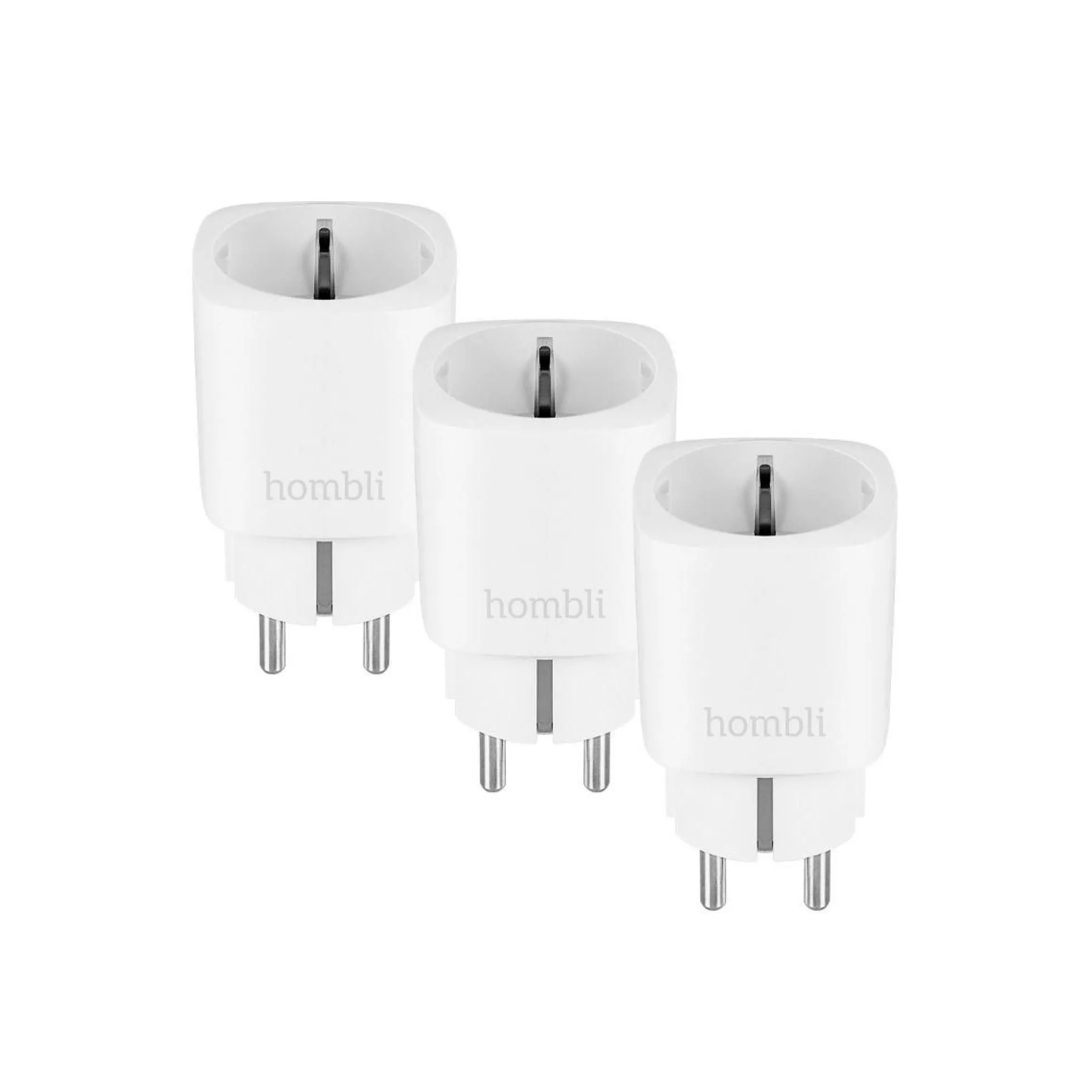 Hombli Smart Socket, smart plug, WiFi, hvid - 3 pak
