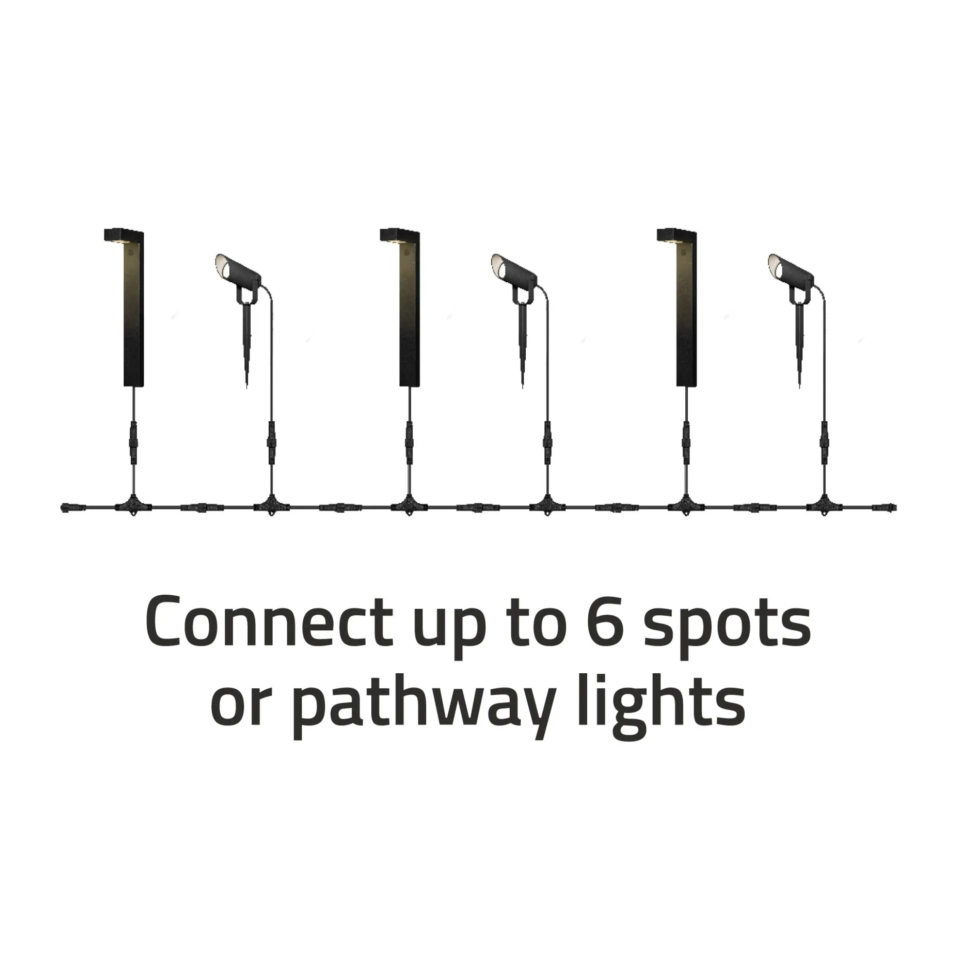 Hombli Smart Spot Light Extension, havespots på spyd udvidelse, 1 stk
