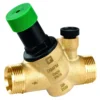 Honeywell D04FM mini trykreduktionsventil, indv. 1/2" og udv. 3/4" gevind, forkromet