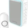 Honeywell – Trådløs dørklokke med LED med farvevalg, 84dB, hvid, 150 meter