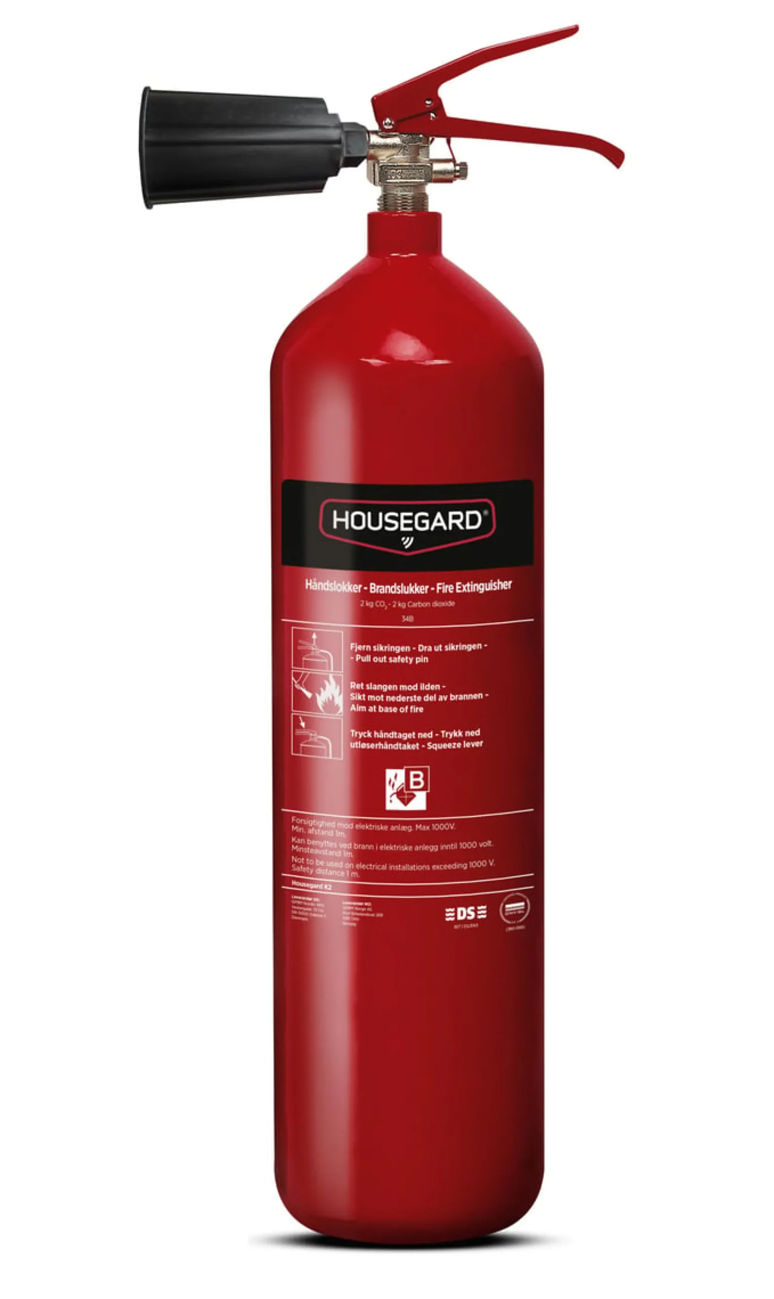 Housegard CO2-slukker, 2 kg