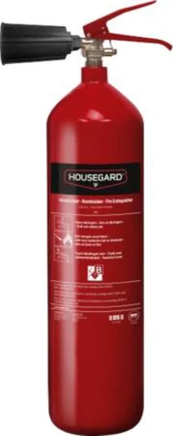Housegard Kulsyreslukker CO2, 2 kg, 34B, DS-EN3