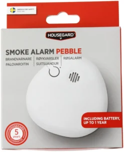 Housegard Pebble optisk røgalarm, SA700, hvid