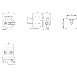 Hovedafbryder, 4 polet, 16A, AC-3, 400V, 7,5kW - Siemens
