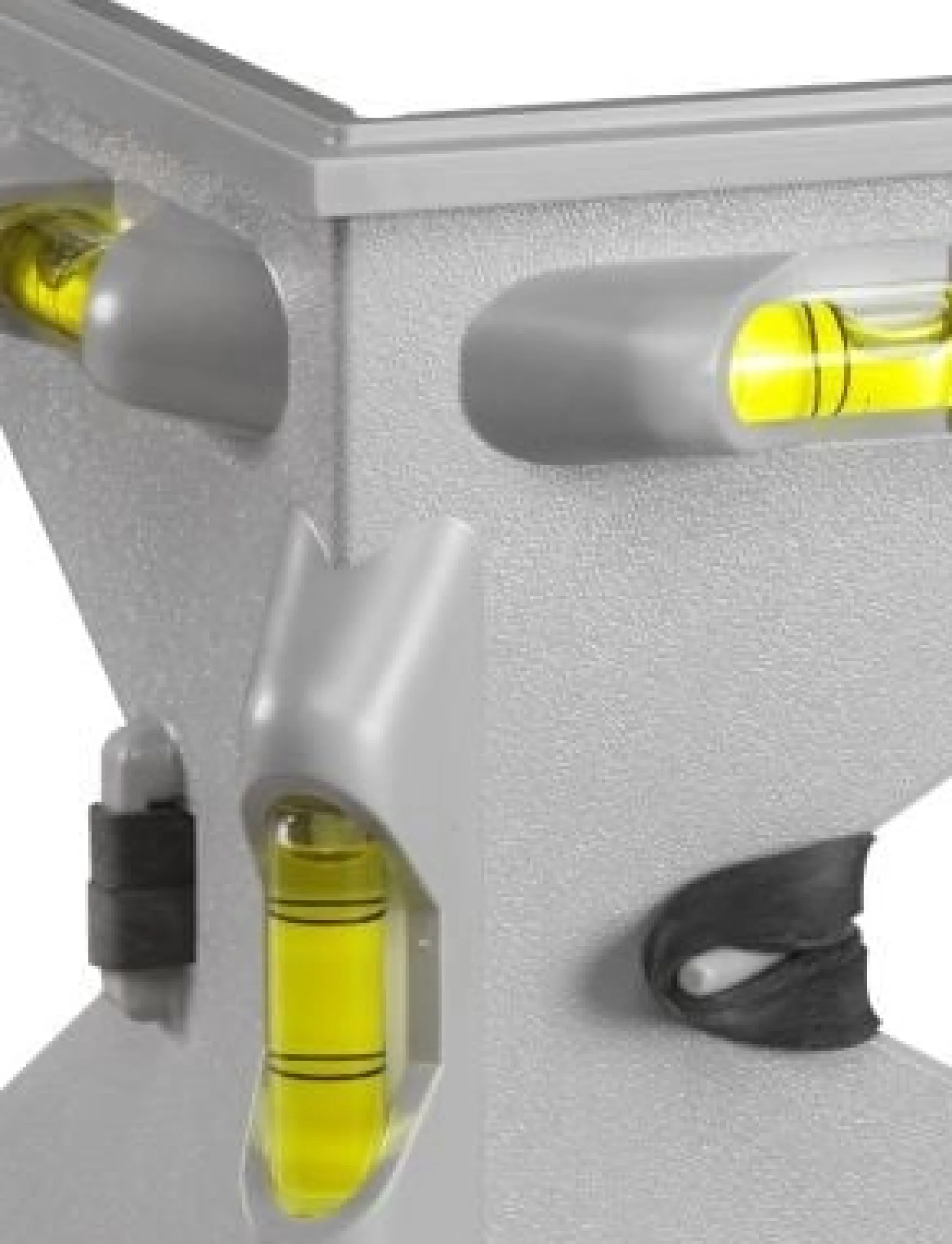 Hultafors stolpevaterpas JP, ABS plast, 3 rørlibeller