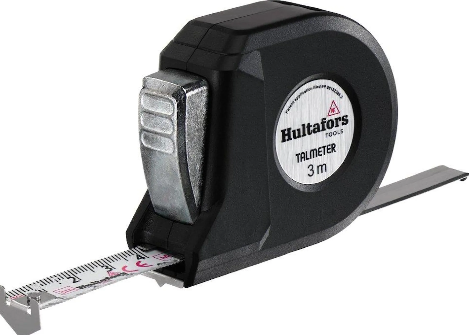 Hultafors talmeter, 3 meter, 16 mm, ABS-plast kapsel