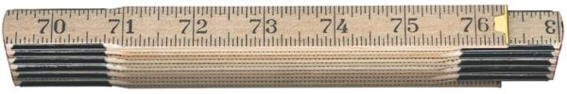 Hultafors tommestok træ, 82-2-12 mm/tommer, 2 meter