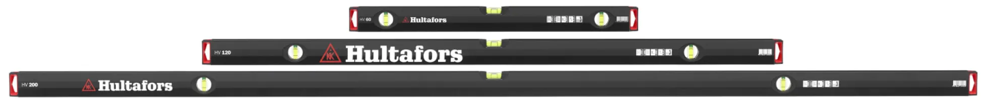 Hultafors vaterpassæt, 60/120/200 cm