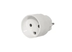 Hybridstikprop adapter DK-stik/Schuko-stik (pind-jord)