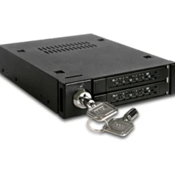 ICY BOX Tough Armor, internt lagringskabinet til 2x2,5" SATA/SSD-harddisk