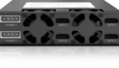 ICY DOCK internt kabinet til 4x2,5" SSD/SATA-harddiske, SAS/SATA 6Gb/s