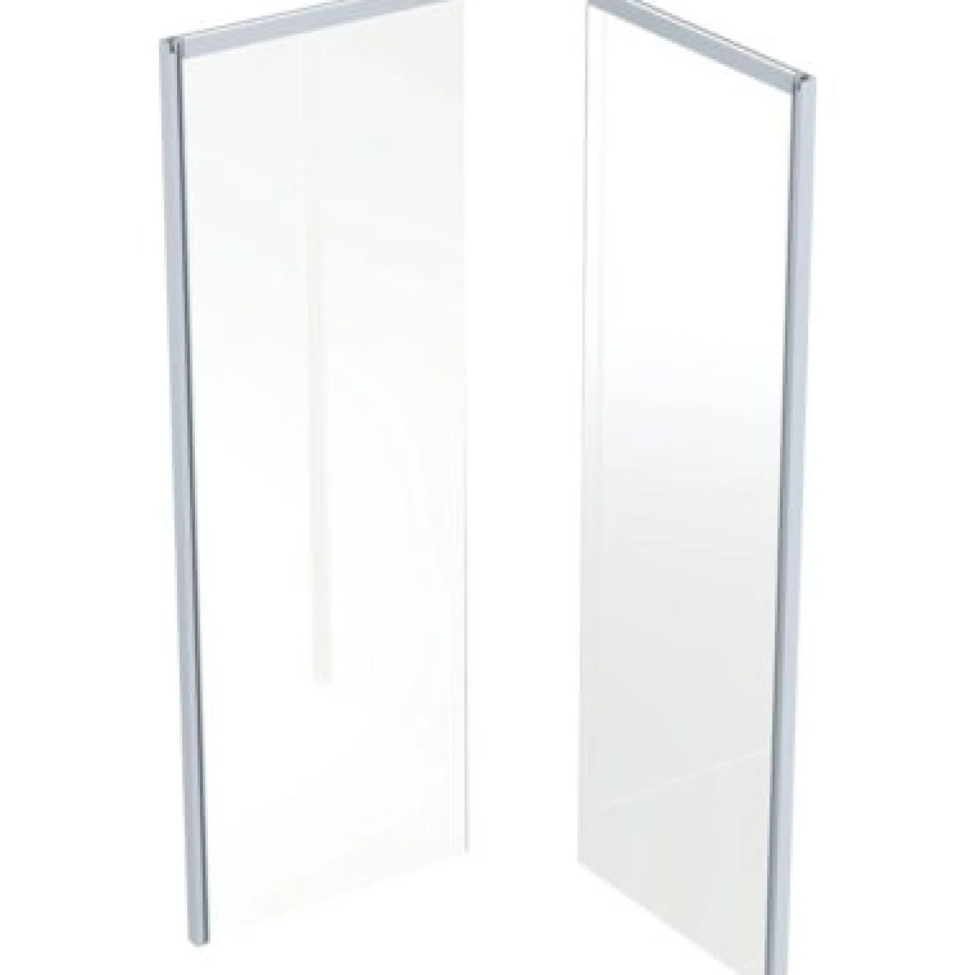 Ifö Showerama bagelement, 900x900x2000mm, hvid/klar