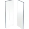 Ifö Showerama bagelement, 1000x1000x2000 mm, sølv/klar