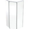 Ifö Showerama frontelement, 1000x1000mm, hvid/klar