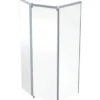 Ifö Showerama frontelement, 800x900mm, sølv/klar