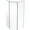 Ifö Showerama frontelement, 900x900mm, hvid/klar