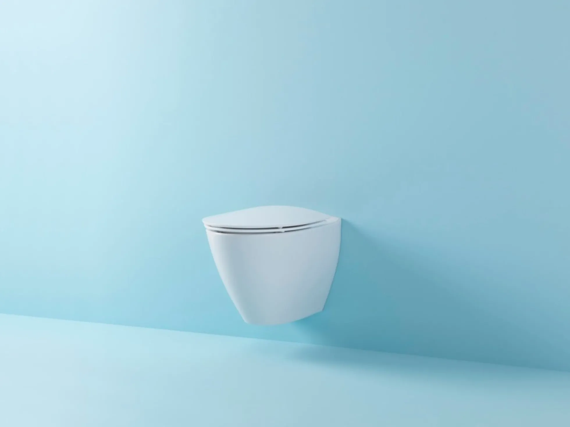 Ifö Spira Art hængeskål, Rimfree, Ifö Clean, hvid