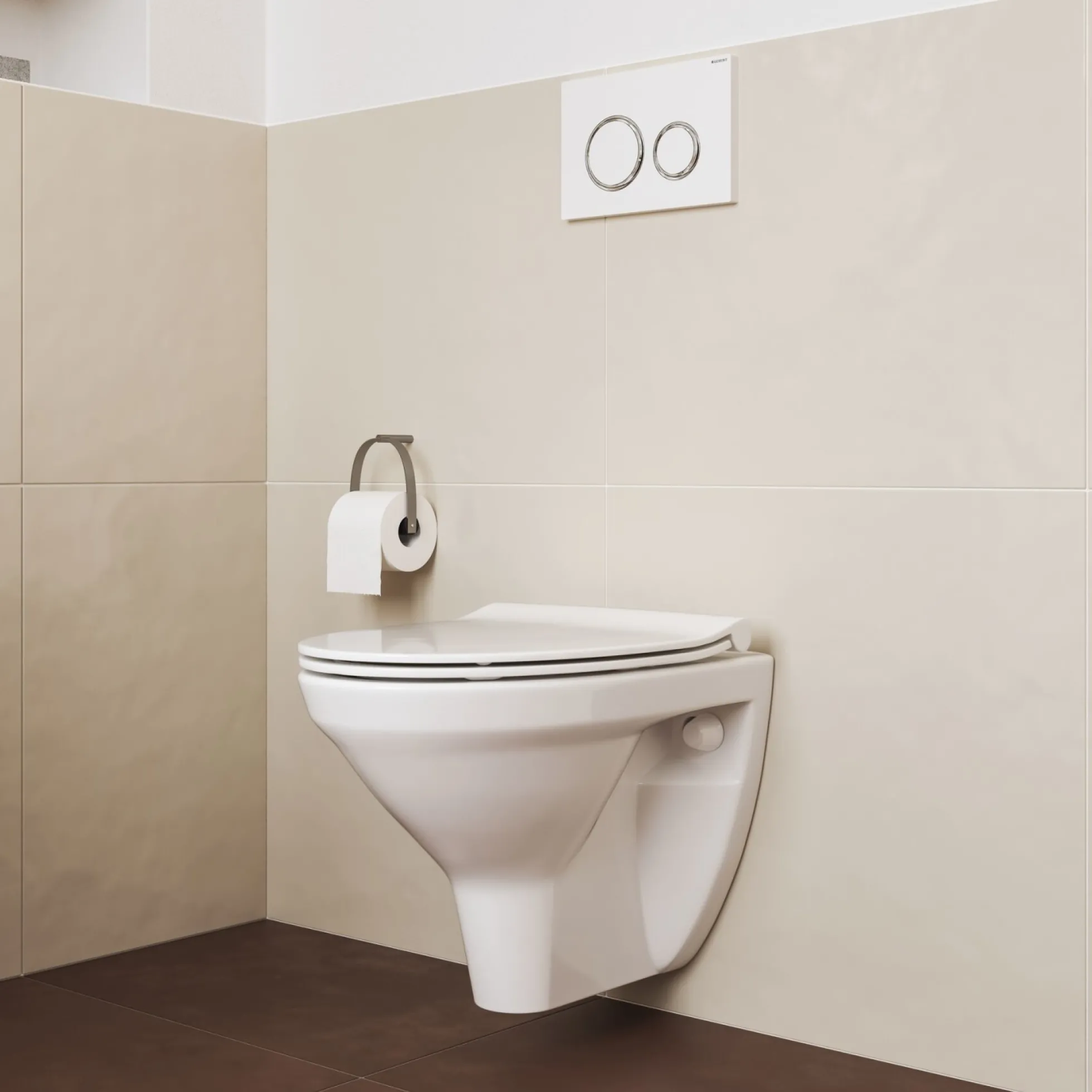 Ifö Spira Classic væghængt toilet, inkl. soft-close sæde