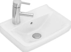 Ifö Spira Håndvask, 415 x 310 mm, Hanehul Venstre