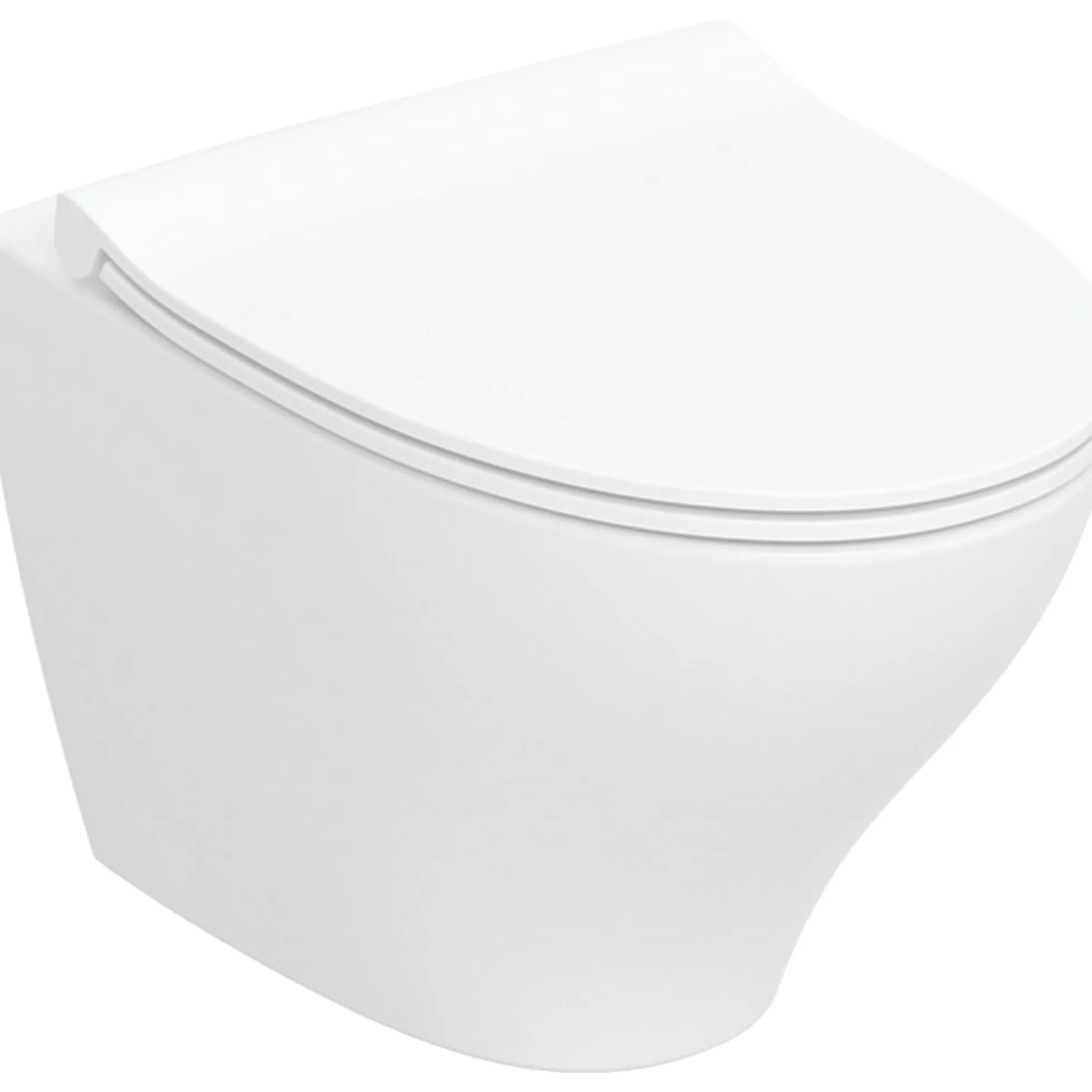 Ifö Spira Modern, væghængt toilet, skjult montering, inkl. soft-close sæde