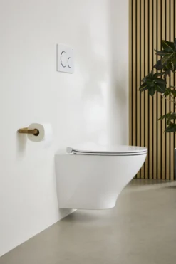 Ifö Spira Modern, væghængt toilet, skjult montering, inkl. soft-close sæde