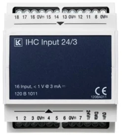IHC Control, Input modul 24/3 med 16 indgange til 24Vdc/3mA signaler – Lauritz Knudsen