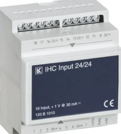 IHC Control, Input modul 24/24 med 16 indgange til 24Vdc/24mA signaler – Lauritz Knudsen