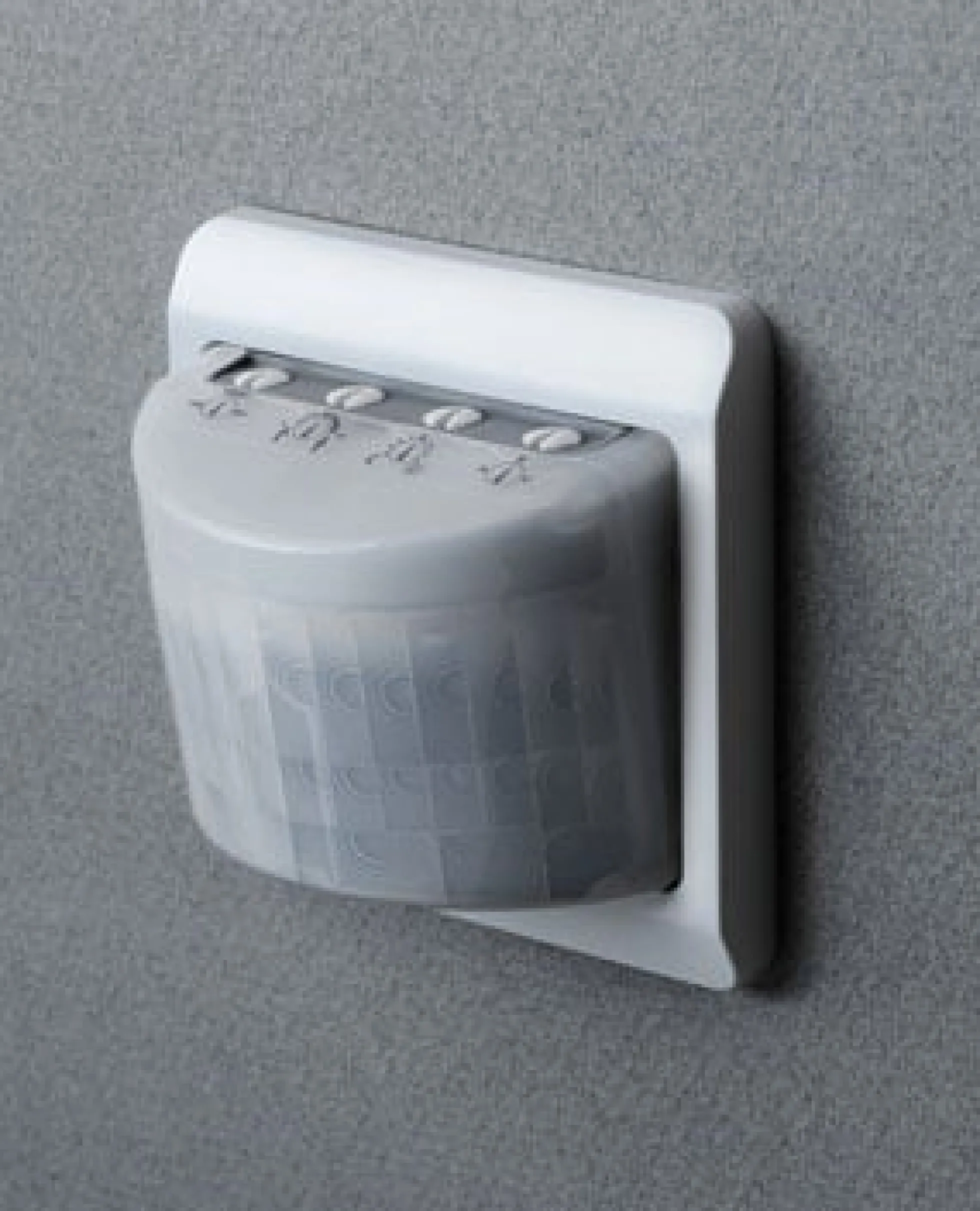 IHC Control, OPUS 66 PIR 24V bevægelsessensor med 180° i 2 zoner à 90° dækningsvinkel, 10 til 28Vdc, 1 modul, klar (sensor glas udgør alt afdækning) – Lauritz Knudsen