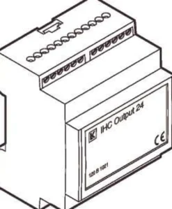 IHC Control, Output modul 24 med 8 transistor udgange til 12-48Vdc – Lauritz Knudsen