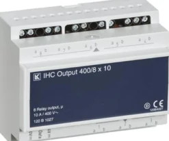 IHC Control, Output modul 400/8x10 med 8 relæ udgange til 230Vac – Lauritz Knudsen