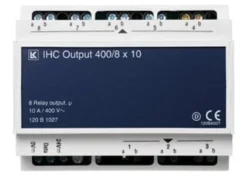 IHC Control, Output modul 400/8x10 med 8 relæ udgange til 230Vac – Lauritz Knudsen