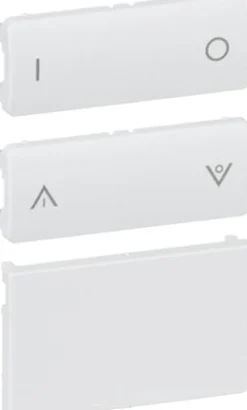 IHC Wireless, FUGA batteritryk med 2 tryk (1 tangent), 1 modul – Lauritz Knudsen