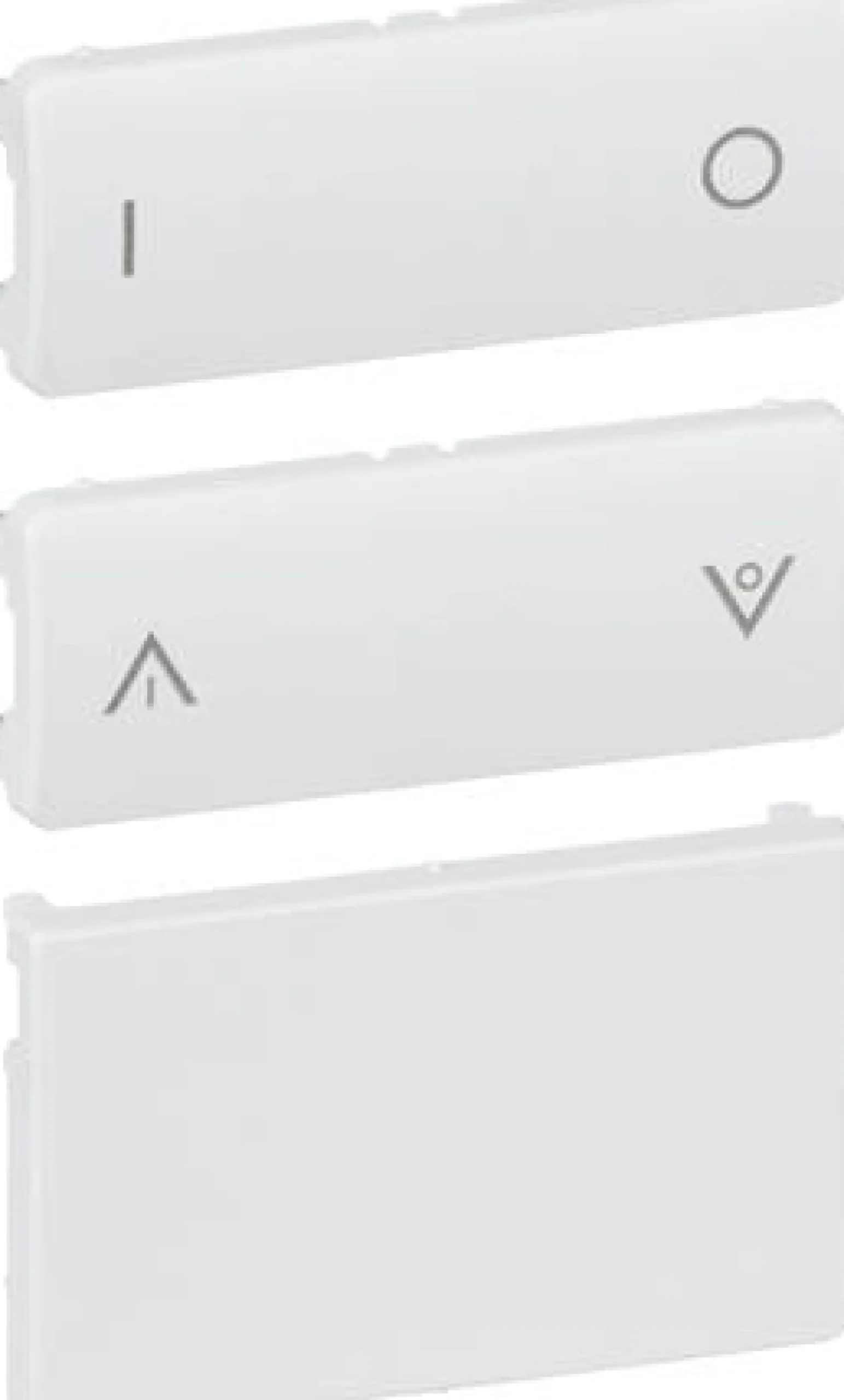 IHC Wireless, FUGA batteritryk med 2 tryk (1 tangent), 1 modul – Lauritz Knudsen