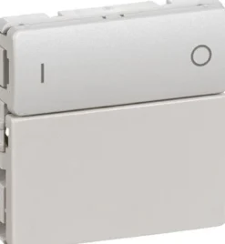 IHC Wireless, FUGA batteritryk med 2 tryk (1 tangent), 1 modul – Lauritz Knudsen