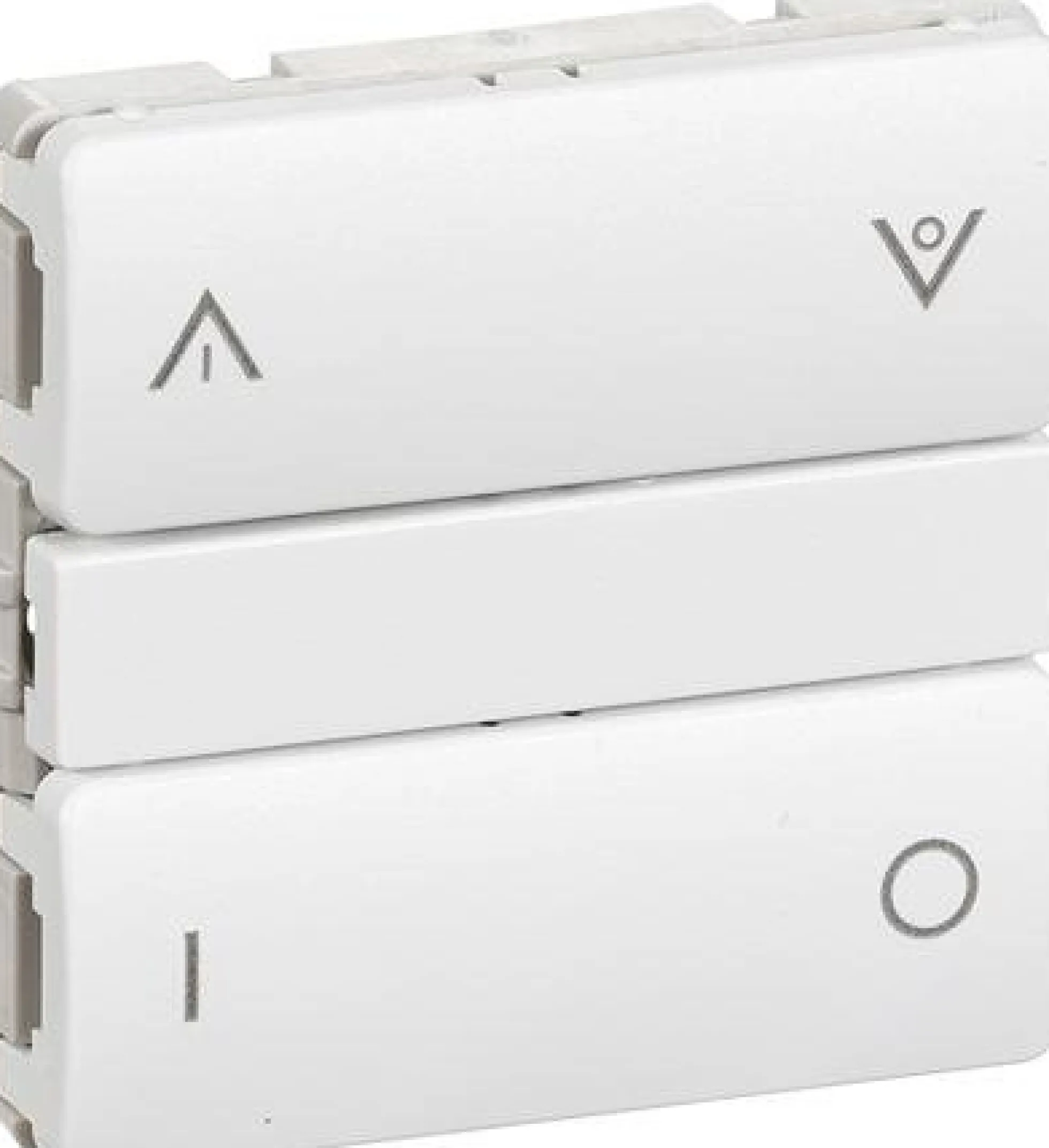 IHC Wireless, FUGA batteritryk med 4 tryk (2 tangenter), 1 modul – Lauritz Knudsen