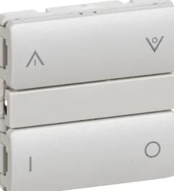 IHC Wireless, FUGA batteritryk med 4 tryk (2 tangenter), 1 modul – Lauritz Knudsen