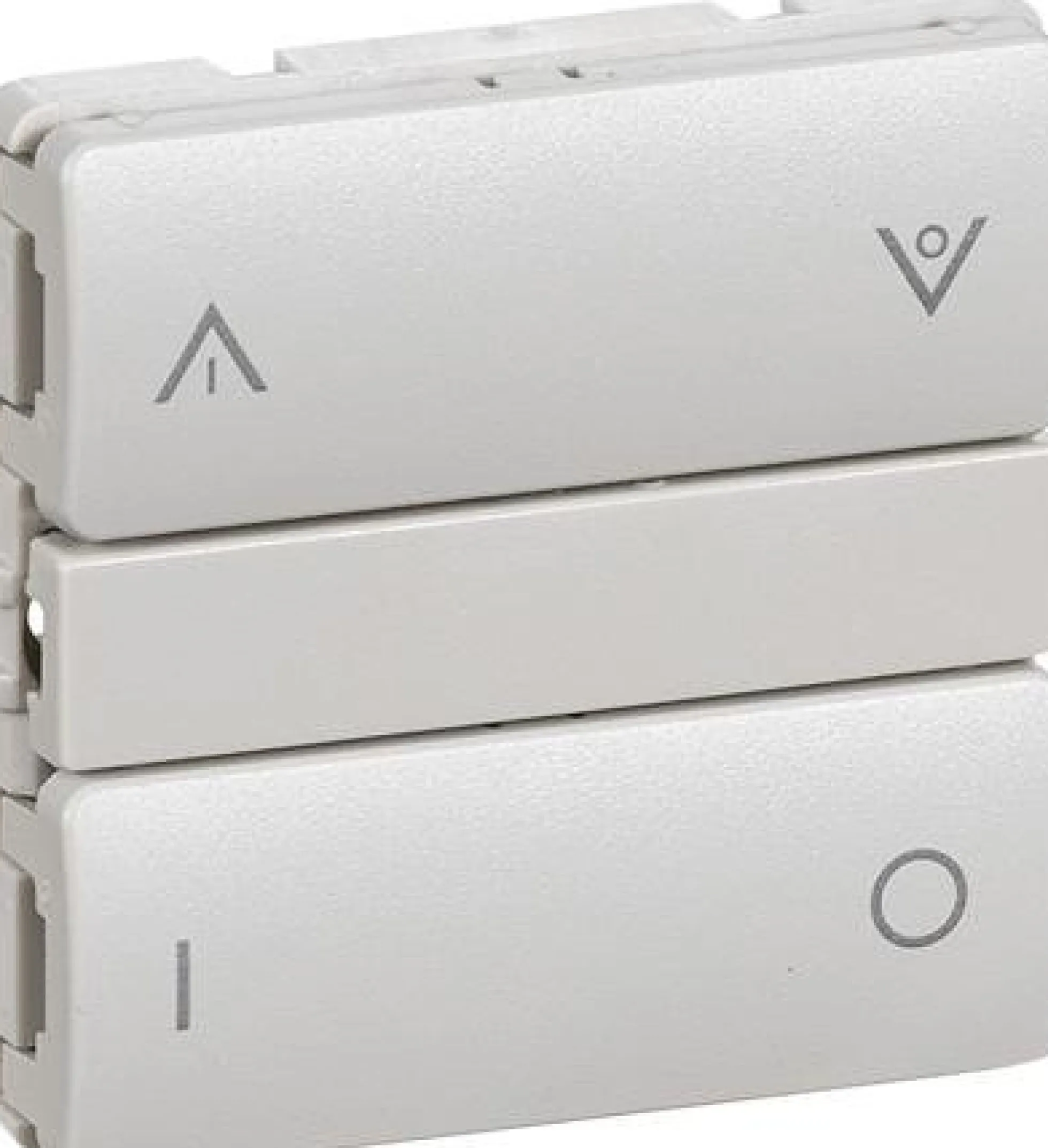 IHC Wireless, FUGA batteritryk med 4 tryk (2 tangenter), 1 modul – Lauritz Knudsen