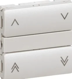 IHC Wireless, FUGA jalousi batteritryk, 1 modul – Lauritz Knudsen
